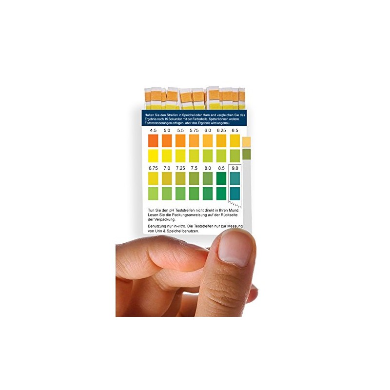 Aquanatura pH Teststreifen (100 Stück) Urin & Speichel