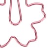 100pcs Sakura Shape Paper Clips Increased Slip Resistance Plating Process