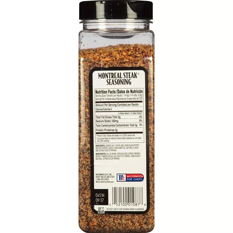 McCormick Grill Mates Montreal Steak Seasoning, 29 oz