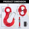 Krimocy 2 Pack Sling Hook with Hammerlock for Caravan Camper