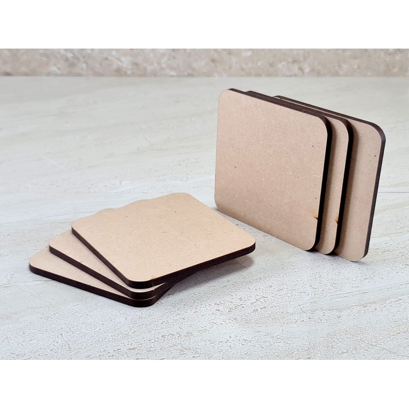 eSplanade DIY Coasters for DIY Activities Made from MDF -