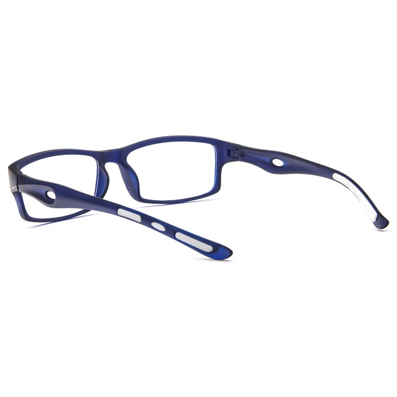 [REAVEE] 老眼鏡 ブルーライトカット スポーツ式 超弾性 PCメガネ 軽量 コンパクト おしゃれ ブルー