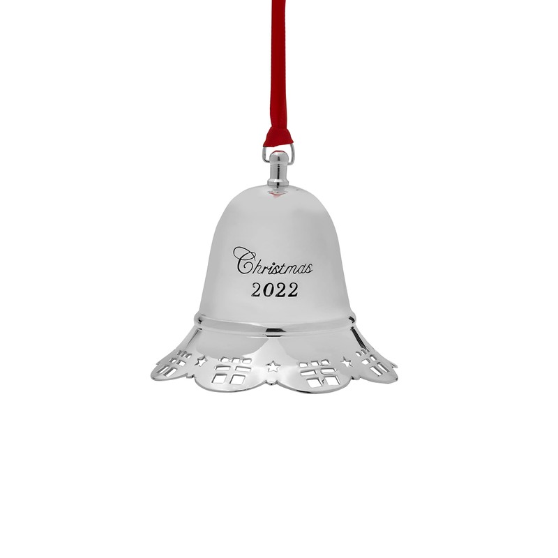 Towle 2022 Silver-Plate Musical Bell Ornament, 42nd Edition