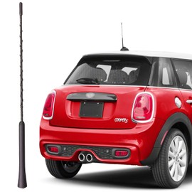 16 Inch Flexible Rubber Antenna Replacement Mast for Mini Cooper Hardtop (2013-2024), Mini Countryman (2013-2016), Mini Coupe (2013-2015), Mini Roadster (2013-2016), Mini Paceman