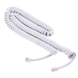 iSoHo Phones: Why You Need This Curly Handset Phone Cord for Your Landline Telephone It’s Problem-Free, Easy to Use, and Has Excellent Sound Quality Cords for Land Line in Home or Office (15ft) White
