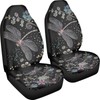 Brosoneto Floral Dragonfly Car Seat Covers Thin Covers for Front