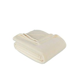 Berkshire Home Berkshire Blanket Serasoft Full/Queen Plush Blanket in Cream