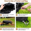 Lawn Tractor Leaf Collection Bag – 420D Oxford, 78.74 ×