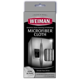 Weiman Microfiber Cloth for Stainless Steel - 6 packs of 1 wipe