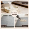 Silicone Cat Litter Mat 24x20 in Waterproof Litter Box Mat