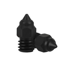 CR6 SE Hardened Steel Nozzle High Temperature Resistance M6 Thread MK8 Nozzles for CR-6 SE Ender 3 S1 /pro/v2 Ender 5 CR10 (0.4mm)¡­