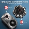 Lovcoyo Shaver Heads Replacement, 8D Blade Replacement Heads, Universal Replacement
