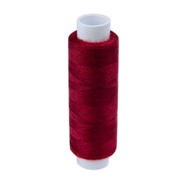 Strong Polyester Pro Sewing Thread, Many Colours Finest Spools, Universal All Purpose Hand and Machine Sewing, 200m - 220yd Coil Reel, by Pasmanta Made in Europe Since 1953 (5613 - Bordeaux)