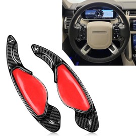 T-carbon Land Rover Paddle Shift Aluminum Black Range Rover Evoque Discovery F-Pace XE XF XJ Steering Paddle Shift Extension Accessory Parts