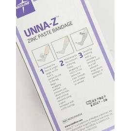 Medline 2 MEDLINE UNNA-Z STRETCH ELASTIC ZINC OXIDE BANDAGES 4 IN x 10 YD EXP 9/2027