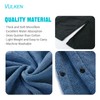 Vulken Thick Hooded Beach Towel Changing Robe, Surf Poncho for