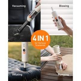 OXILAM OXILAM Handheld Vacuum Cleaner with Pet Tool, 14000Pa Powerful Car Vacuum Cleaner, Handheld Vacuum Cordless Small Vacuum Cleaners for Pet Hair, Car, Home, Office, Kitchen