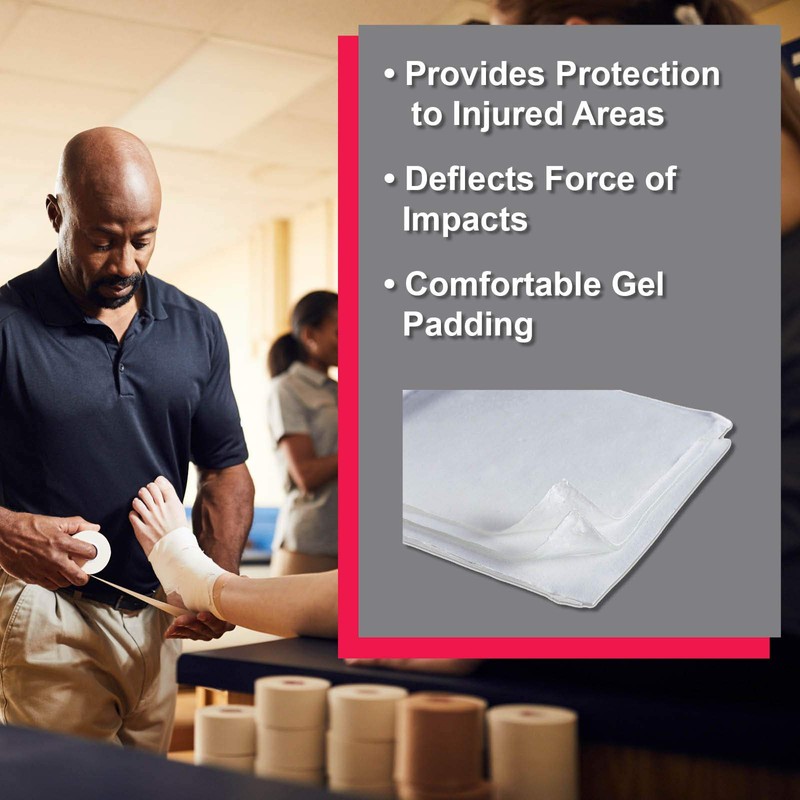 Cramer Ortho Gel Pads for Sports Cushioning, Sprains, Hip Pointers,