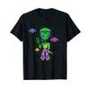 Cool Retro Hippie Sixties Seventies Space Alien Theme T-Shirt