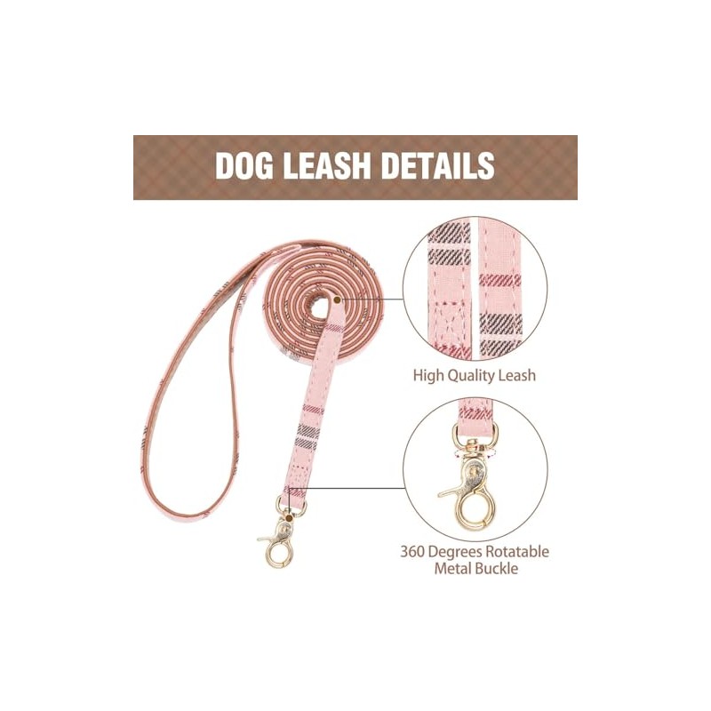 KOOLTAIL - Juego de collar y correa para perros pequeños