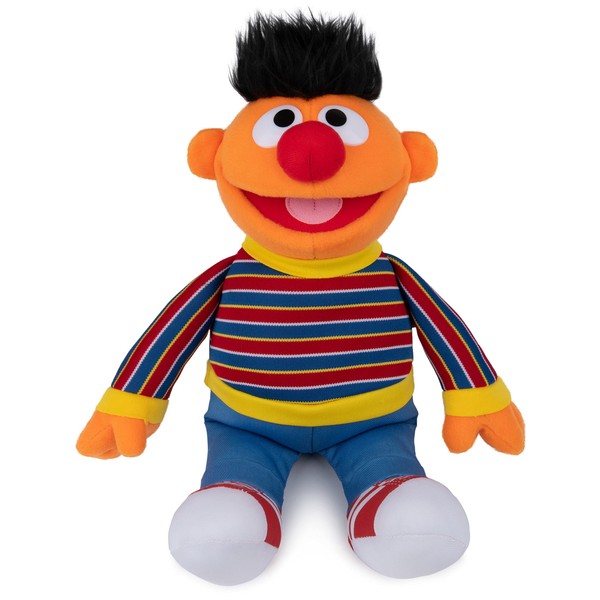 GUND Sesame Street Official Ernie Muppet Plush, Premium Plush Toy for Ages 1 & Up, Orange, 13.5”