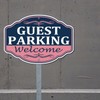 Guest Parking Welcome Signs 14"x 10" Visitor Customer Parking Signal