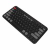 Compact Round Keycaps Mini Keyboard Wireless Bluetooth 2.4G Dual Mode