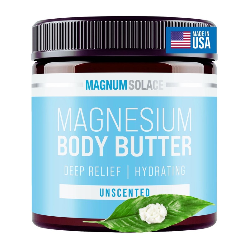 Magnum Solace Magnesium Body Butter - Nighttime Magnesium Cream -