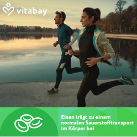 vitabay Vitabay Iron High Dose 319 mg - 120 Vegan Iron Capsules - Iron Bisglycinate Iron Tablets High Dose Iron Supplements - Iron Supplement for Oxygen Transport, Energy Metabolism & Immune System
