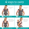 Infantino Flip 4-in-1 Convertible Baby Carrier, Adjustable, Ergonomic Babywearing, Registry