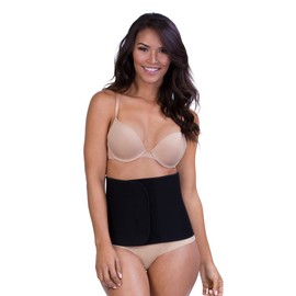 Belly Bandit Viscose From Bamboo Belly Wrap - Our Softest Postpartum Belly Wrap Covered in Bamboo Viscose for Comfy & Gentle Coverage on C-Section, Black, Large