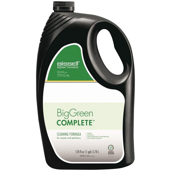 Bissell Commercial-31B6 Carpet Cleaner, 128oz, Bottle, 9 to 9.8 pH (1 Bottle 128 oz.),Green