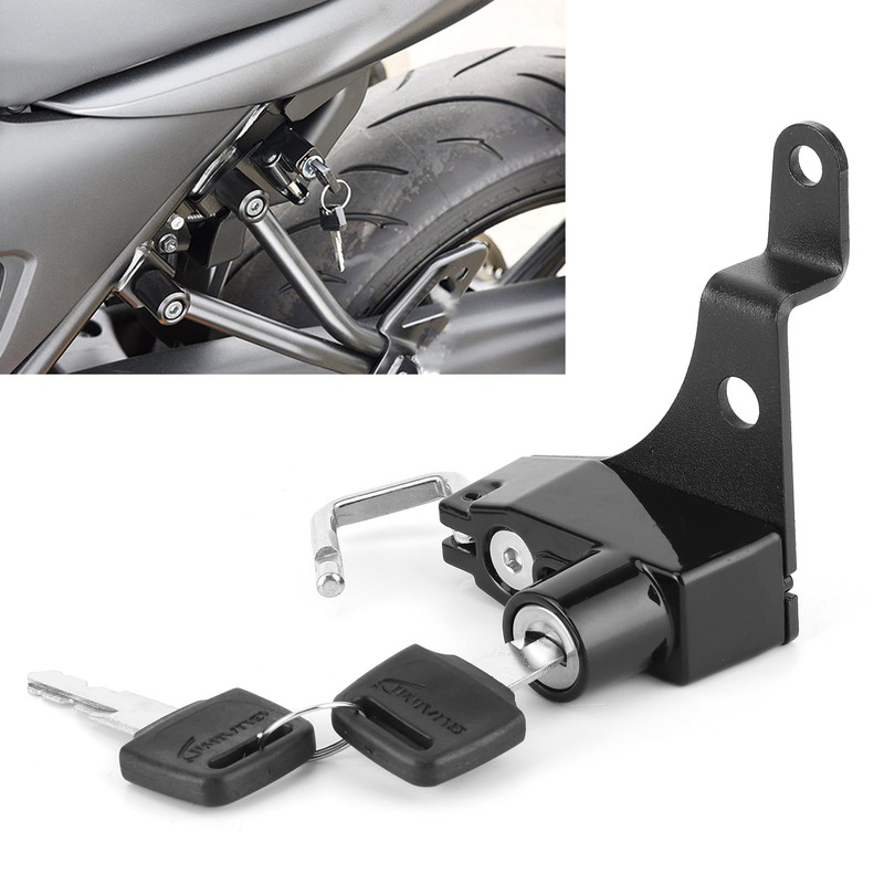 Motorcycle Helmet Lock AntiTheft Motorbike Helmet Lock Kit Fit for
