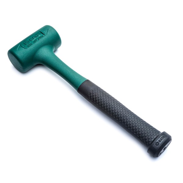 SATA ST92902SC 286mm Dead Blow Hammer with 45mm/520g Head, with a Soft Impact-Absorbing Rubber Head