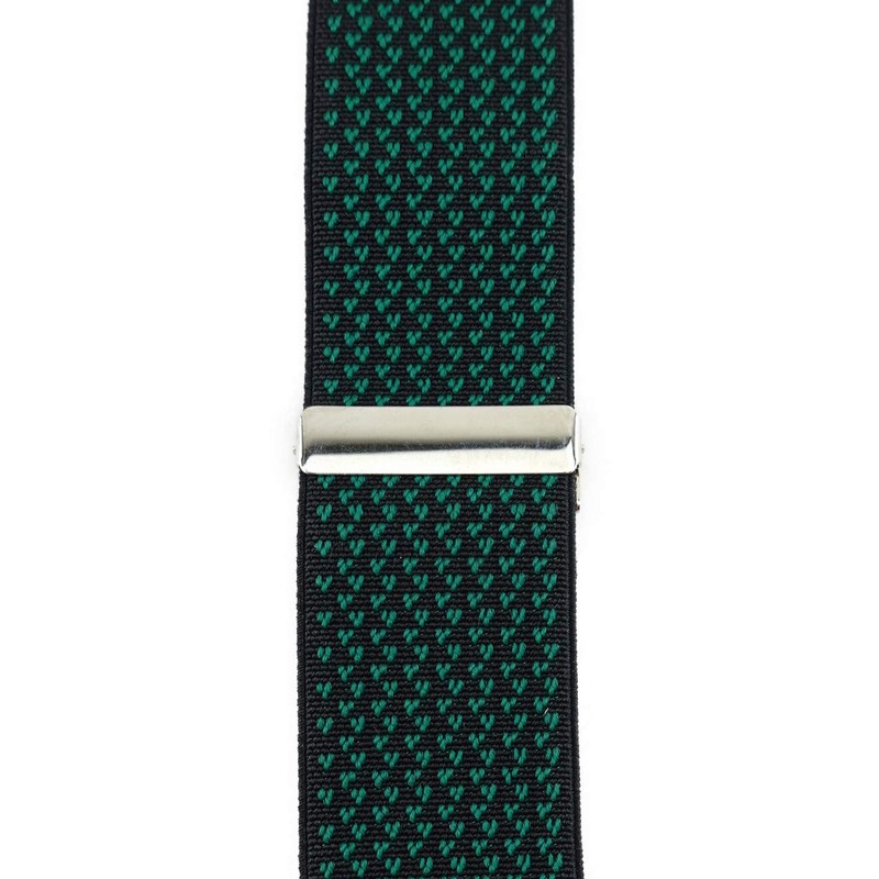 TigerTie Unisex Y-shaped braces with 3 extra strong clips, patterned,