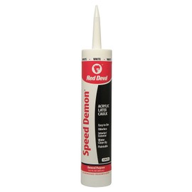 Red Devil 073612 0736 Speed Demon, Case of 12 Acrylic Caulk, White, 10.1 oz.