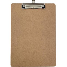 Clipboards A4 Pack of 3 Wooden Low Profile Perfect for Office,School, Home Clip Board (3X Clipboards)