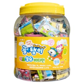 Gomtaengi Children's Calcium Vitamin Mango Flavor 250 tablets / 곰탱이 어린이 키즈 칼슘 비타민 망고맛 250정