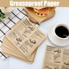Greaseproof Paper,150 PCS Greaseproof Wrappers Wrapping Baking Tools Gift Wrapping