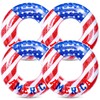 4 Pcs Inflatable Pool USA Float Toys 35Inch Patriotic Red