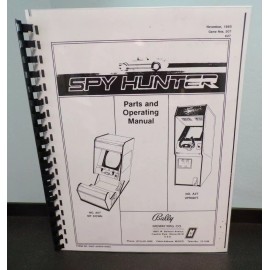Bally -  Arcade -  Spy Hunter Operation and service Manual 1983 59 pages