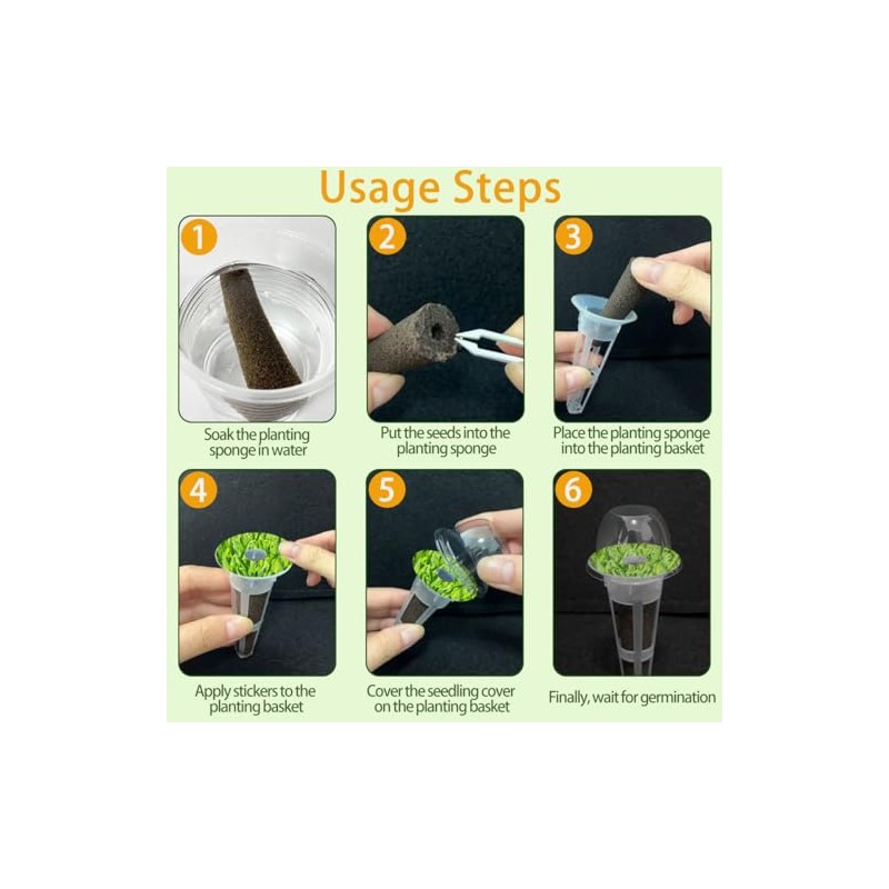 67-Piece Hydroponic Seed Pod Kit for Indoor Gardening