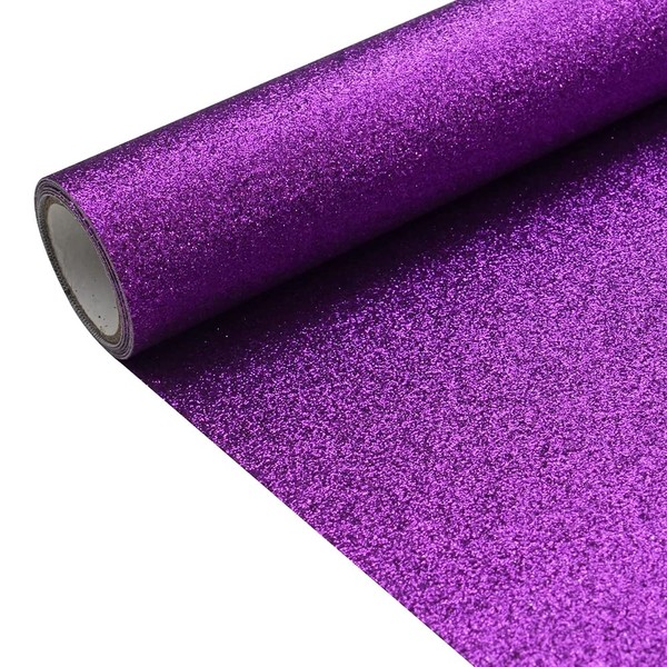 Purple 11.8X 53 Inch (30 x 135 cm) Sparkly Superfine