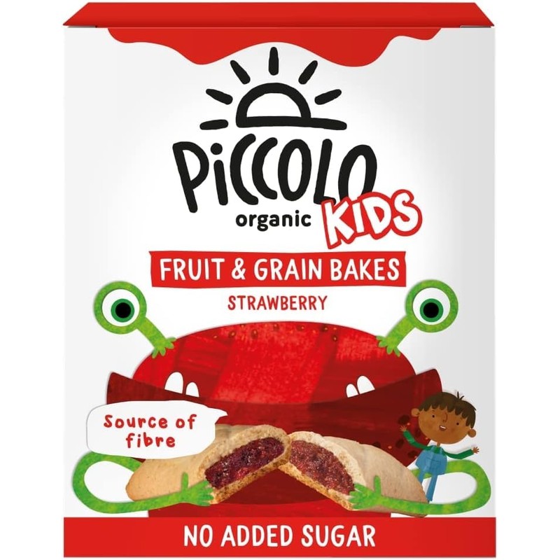 Piccolo Organic Kids Strawberry Filled Bar 132g