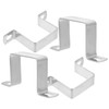 OSALADI 4PCS Square Tube Rest Clamps, 2X2" Stainless Steel Square