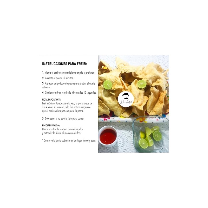 500 gr Pasta para preparar Botana 100% Mexicana, Chicharrón Artesanal,