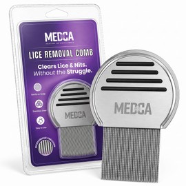 Lice Comb - Professional Stainless Steel Comb for Head Lice Treatment