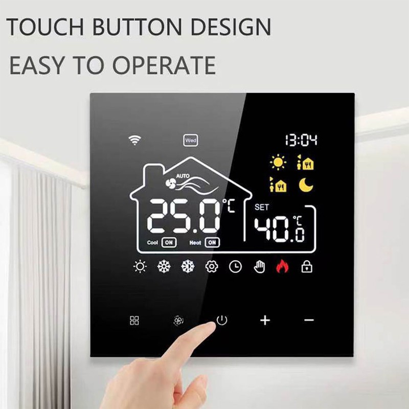 WiFi Indoor Central Air Conditioning Thermostat Floor Heating All in