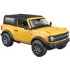 Maisto 1/24 2021 Ford Bronco Badlands Yellow Assembled