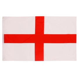 Aricona England Flag, Weatherproof English Flag 90 x 150 cm with Brass Eyelets, Durable Flag for Flagpole, 100% Polyester